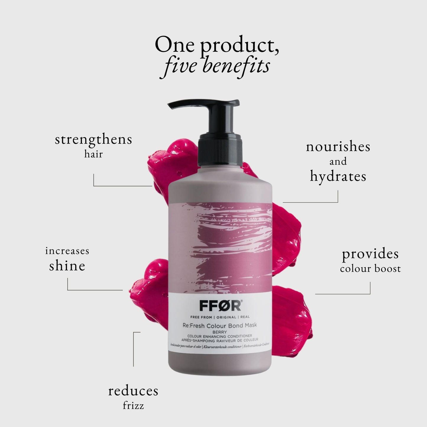 Re:Fresh Colour Bond Mask - Berry - FFØR