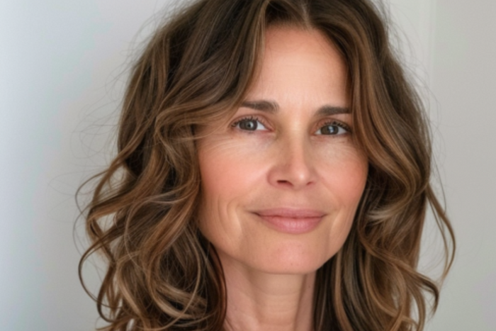 woman with brown hair