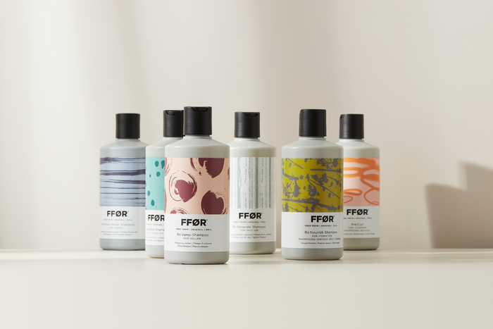 Sulphate free shampoo close up