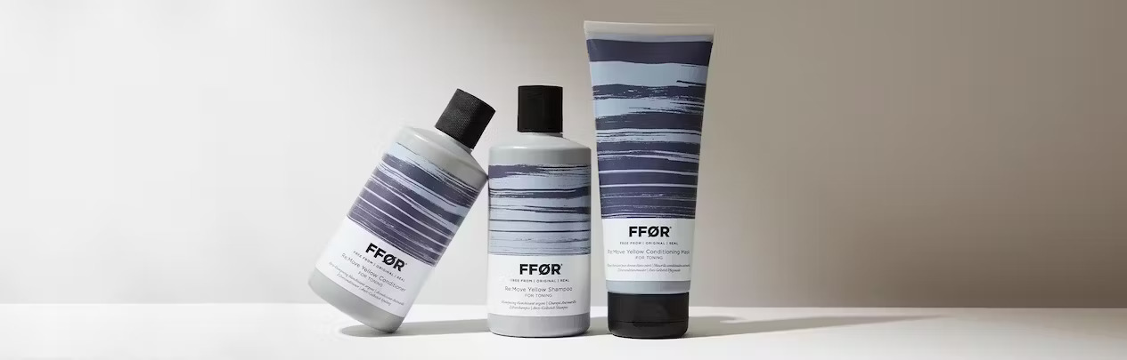 FFOR Hair re move yellow range image on plain backdrop 